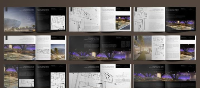 23个专业建筑作品集模板推荐